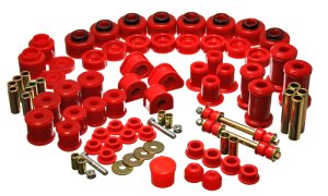 Ford Expedition Bushing Kit - Energy Suspension - Hyper-Flex - Red - `97-`01